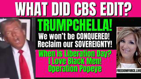 WHAT DID CBS EDIT? TRUMPCHELLA! TRUMPETS 10-13-24