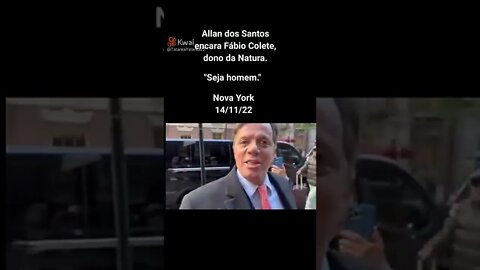 Jornalista Allan dos Santos encara Dono da Natura 😱
