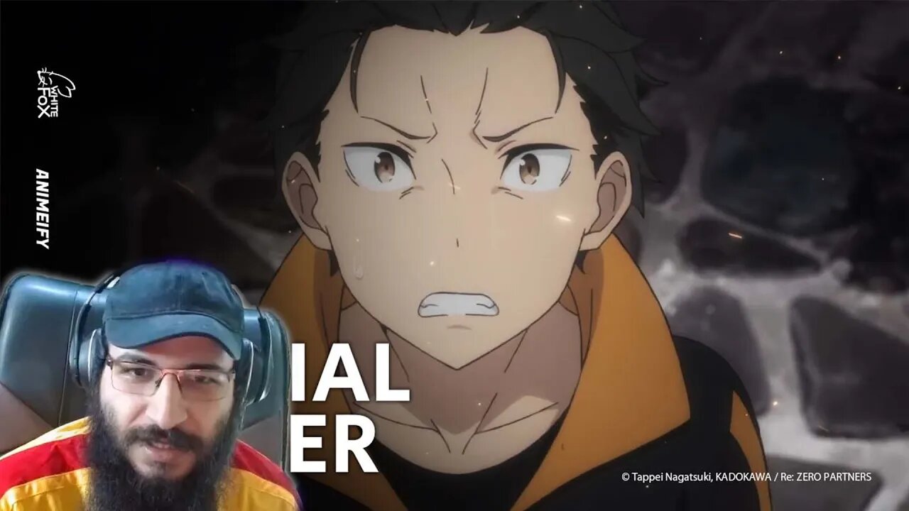 REACTION Re Zero Season 3 - Official Teaser Trailer