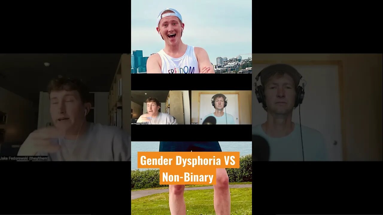 What is the difference between gender dysphoria and being non-binary? #shorts