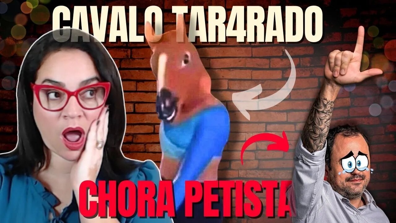 Cavalo tar4dão na escola e esquerdista chorando na internet