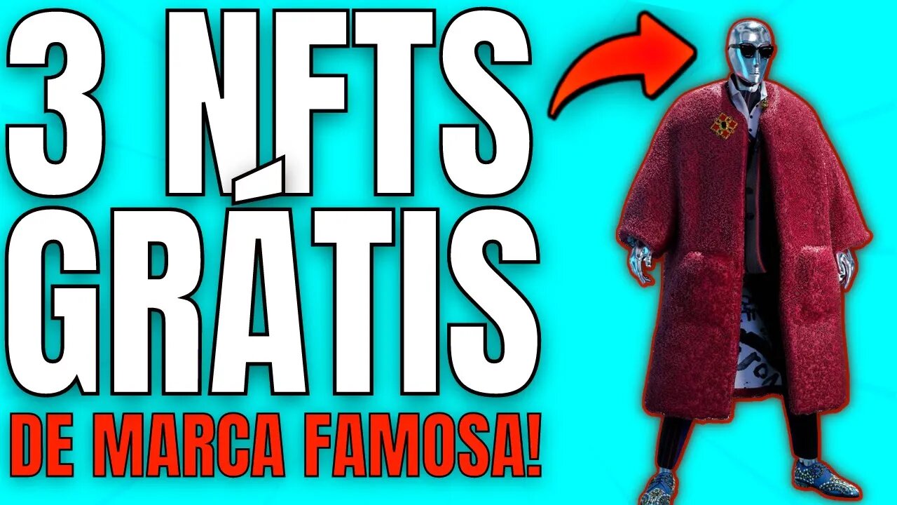 🚨 URGENTE - 3 NFTS GRÁTIS DE GRIFE FAMOSA E MAIS 9 MIL DÓLARES EM PRÊMIOS!