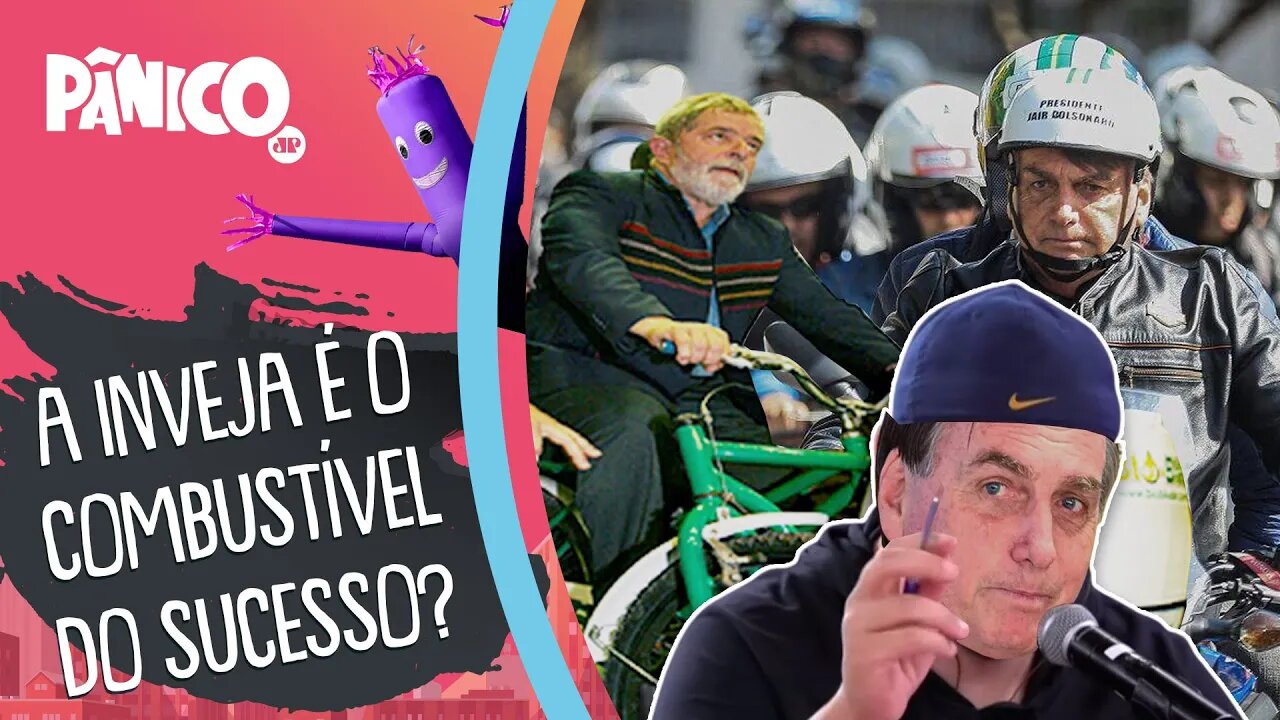 CAMPANHA DE BOLSONARO GORDÃO NA MOTOCIATA DEIXOU AS BICICLETAS DO PT COM CIÚMES?