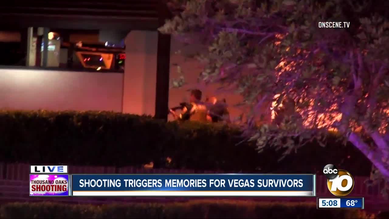 Shooting triggers memories for Las Vegas survivors