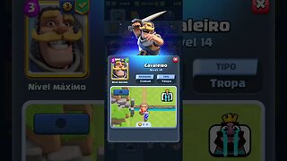 CLASH ROYALE - CAVALEIRO NÍVEL 14 #shorts #clashroyale #clashroyal