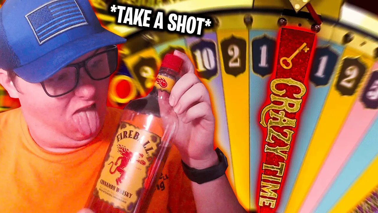 EVERY ONE AWAY *BAIT* ON CRAZY TIME, I TAKE A SHOT... (INSANE)