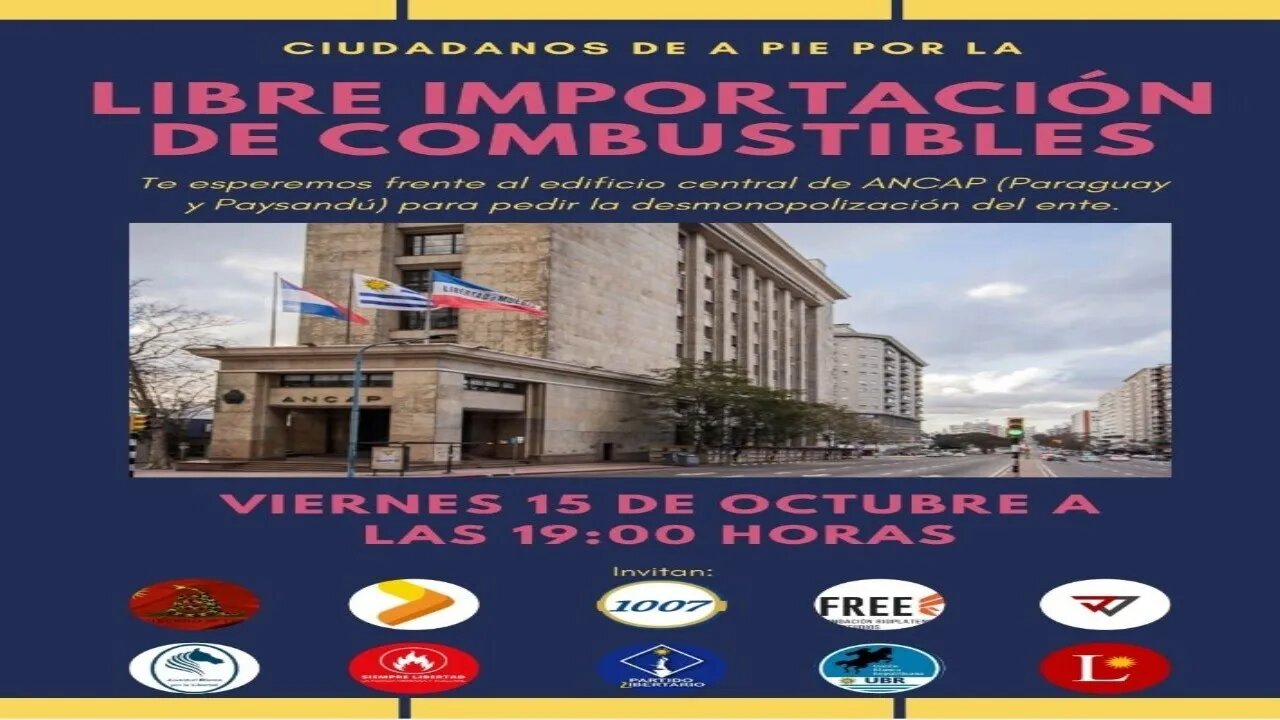 Ciudadanos de a pie por la libre importación de combustible
