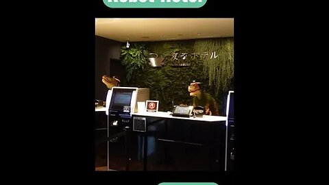 Robot Hotel in Tokyo, Japan😲 #travel #technology #japan