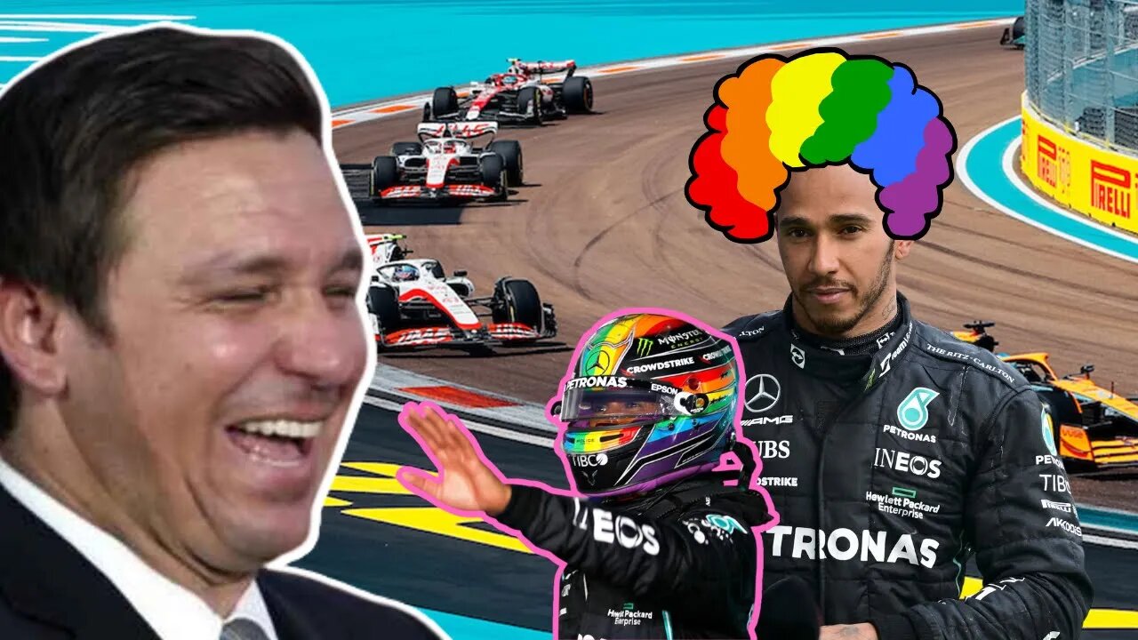 F1 Star Lewis Hamilton IS WOKE & PROTESTING Ron DeSantis & FLORIDA's Parental Rights Law?!