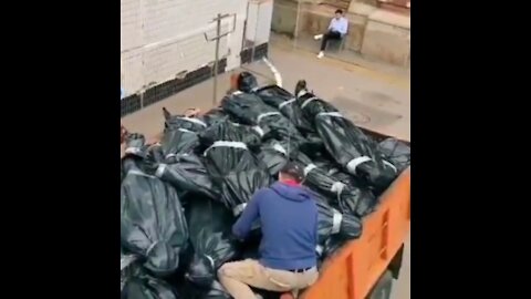 Supposed Covid Victim is Smoking