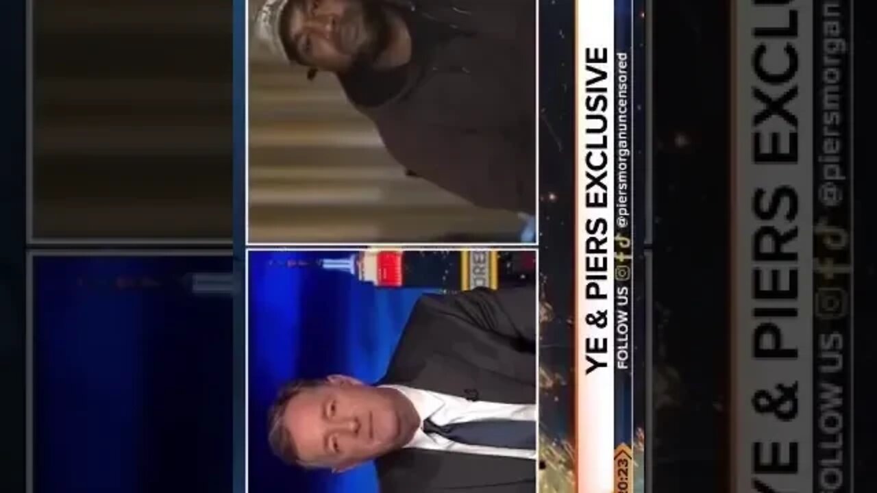 Kanye flexes on Piers