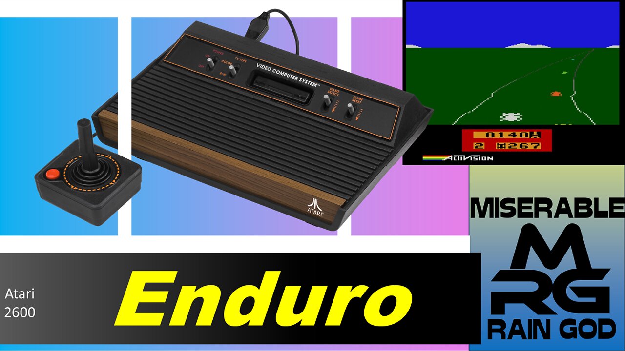 MRGPlays Enduro (Atari 2600) -- Retro Let’s Play and Reminiscence