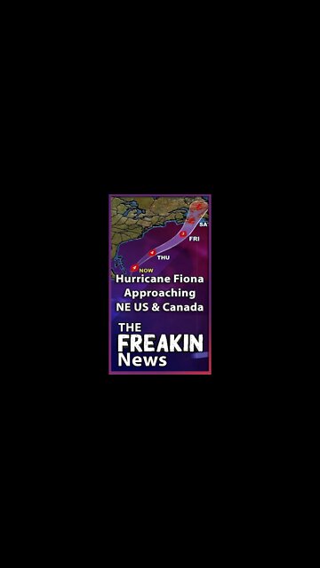 Hurricane Fiona Approaching Northeast US And Canada #shorts