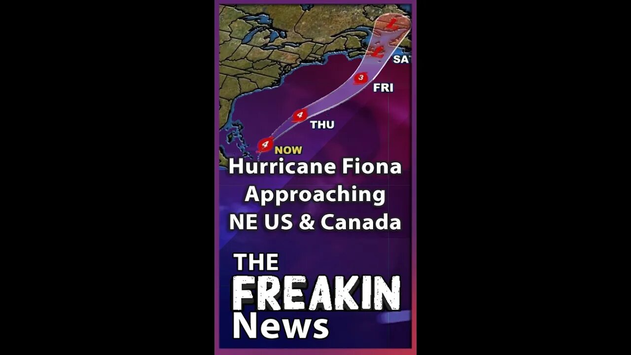 Hurricane Fiona Approaching Northeast US And Canada #shorts