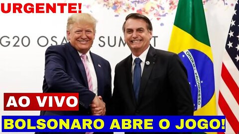 BOLSONARO JUNTO COM TRAMP AO VIVO ABRI O JOGO E CONTA TODA A VERDADE QUE ACONTECEU NO BRASIL AGORA!