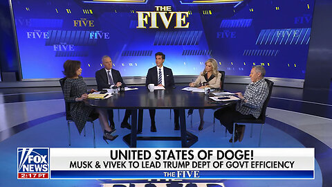 'The Five' Reacts To Trump Tapping Musk, Ramaswamy To Head DOGE