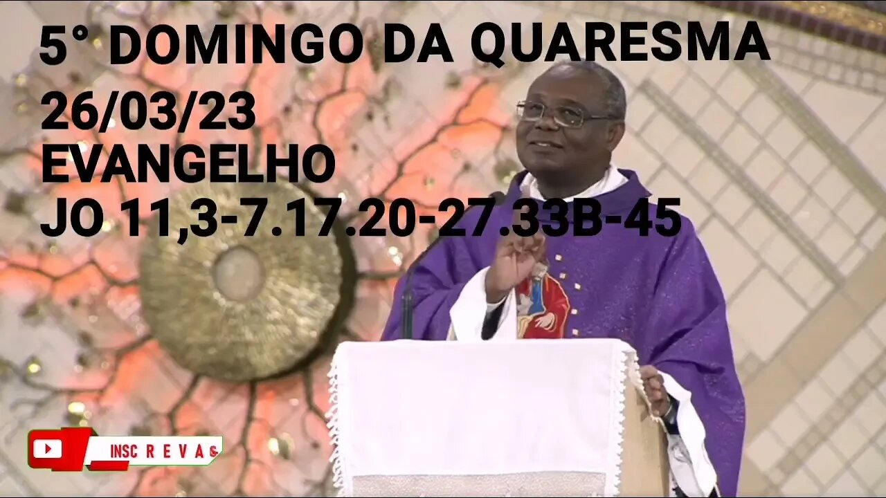 Homilia de Hoje | Padre José Augusto 26/03/23 | 5° Domingo da Quaresma