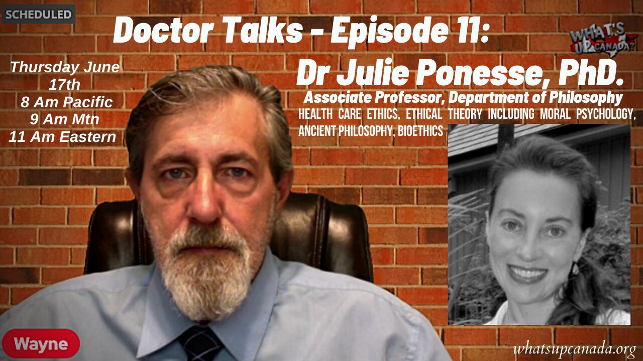 Doctor Talks #11: Dr Julie Ponesse, PhD. Department of Philosophy