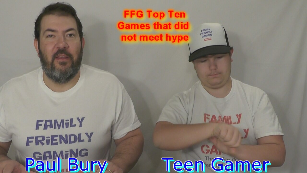 FFG Top Ten Games that did not meet hype