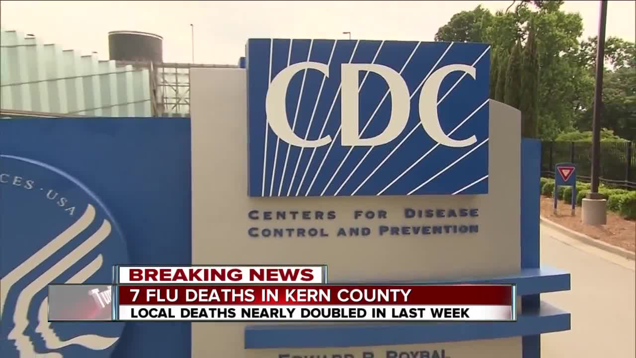 Public health confirmed flu-related deaths in Kern County up to seven