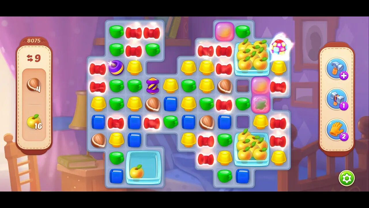 Playrix Homescapes Gameplay Walkthrough Level 8075