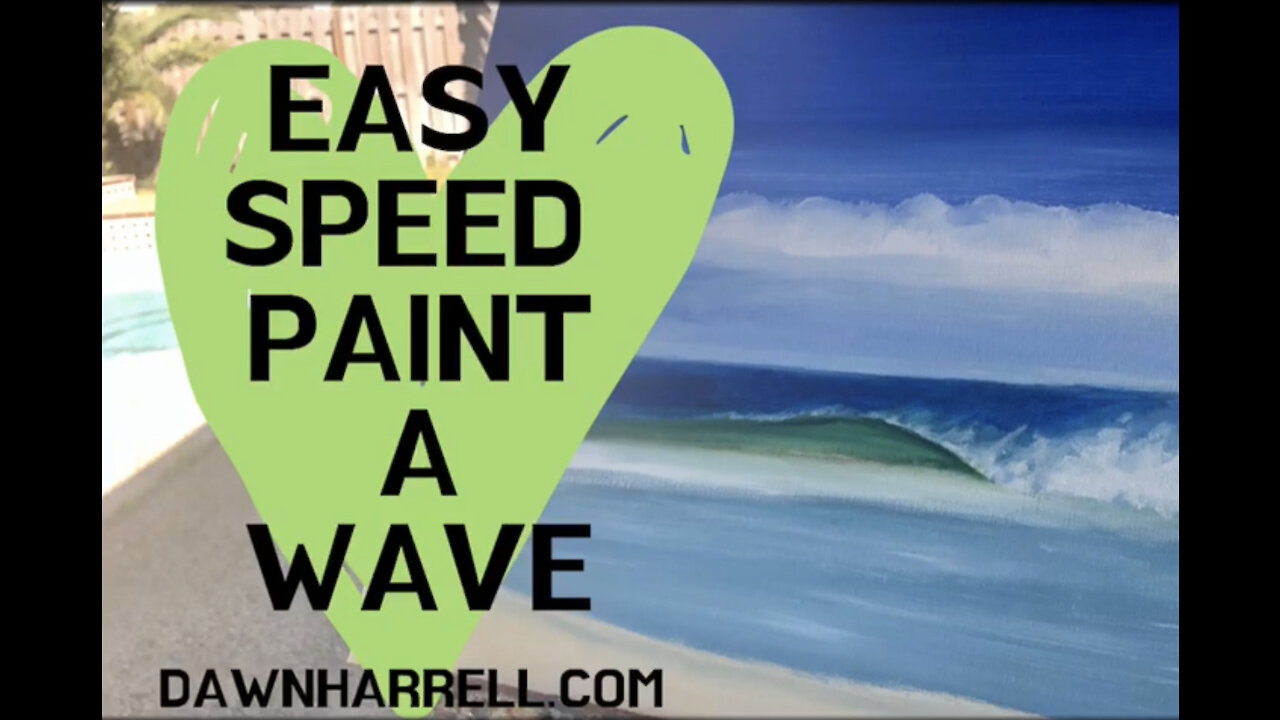 Easy Speed Paint an Ocean Wave