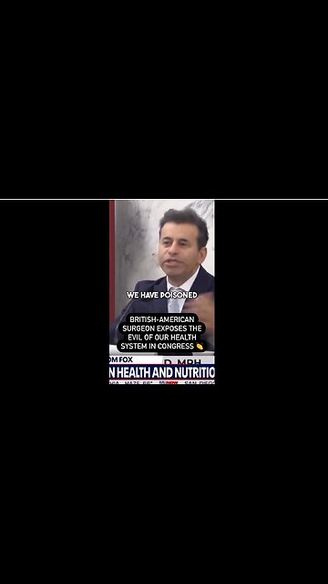 “We’ve got to talk about food as medicine” - British American Surgeon to Congress