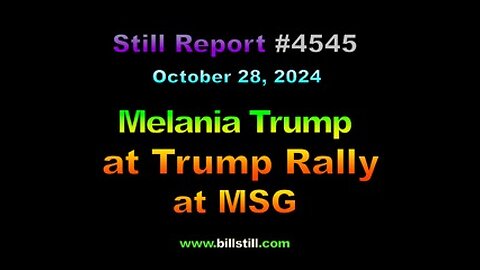 Melania Trump At Trump Rally At MSG