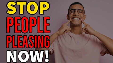 Stop People Pleasing Now! || We're Called To Serve People, Not Please Them.