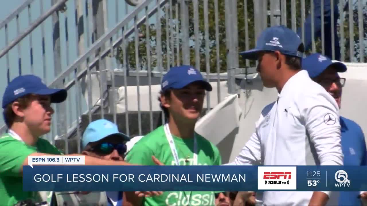 Cardinal Newman golfers get chance of a lifetime