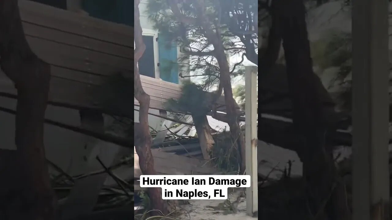 #hurricaneian damages in #naples