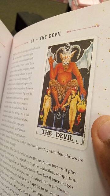 Look at What Barnes and Noble is promoting Baphomet Tarot Cards wake up share be aware part 5