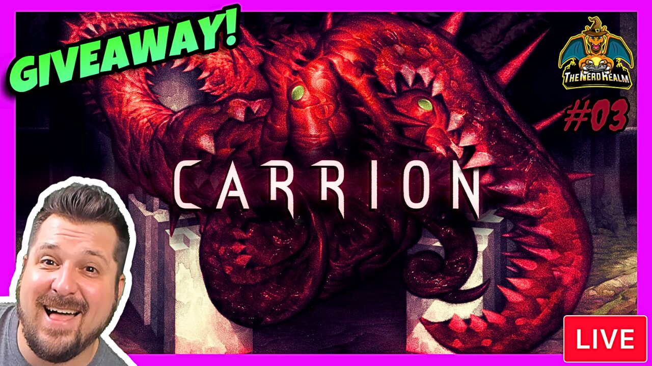 Carrion | 1st Time Full Playthrough #03 + Giveaway