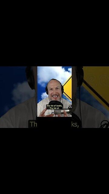 Anonymous Men Behind the Bible Canon