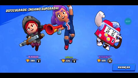 INSANO SUPERADO NO CAOS CIBERNETICO COM SHELLY & V8 BIT & JESSIE - BRAWL STARS #288