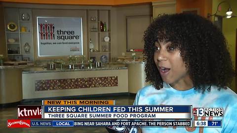 Three Square feeding hungry kids during summer