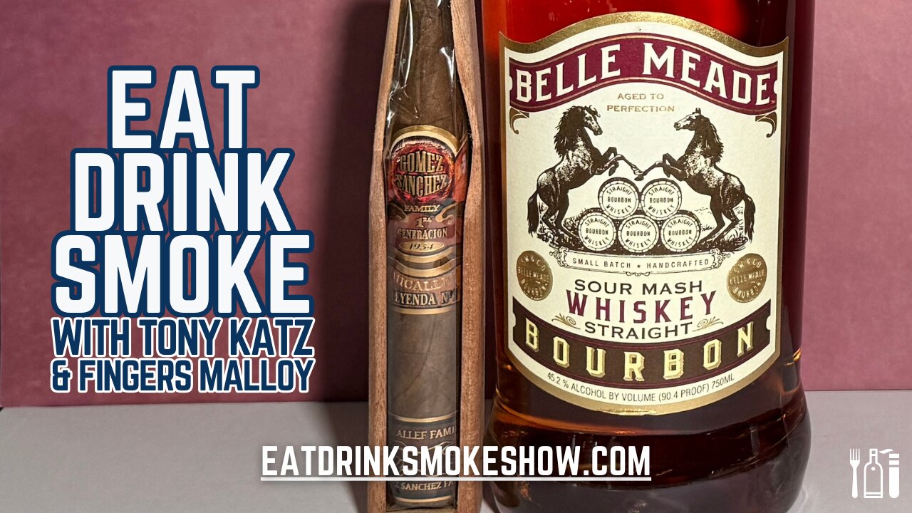 The Micallef Gomez Sanchez Leyenda No.2 Figurado and Belle Meade Straight Bourbon