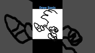 Draw Sonic Easily #sonicfrontiers #sonic #sonicthehedgehog
