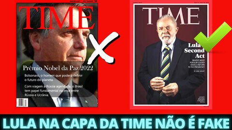 Na capa da Revista Time, Lula diz que Bolsonaro estimula racismo no Brasil