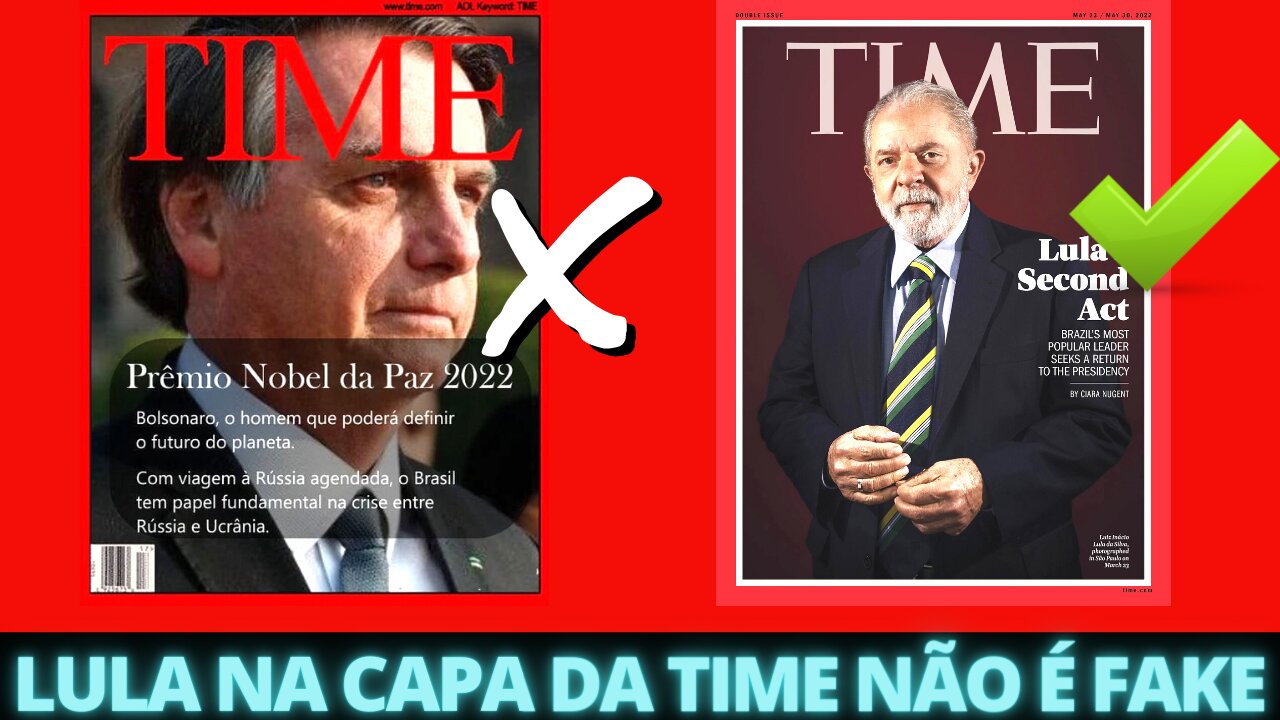 Na capa da Revista Time, Lula diz que Bolsonaro estimula racismo no Brasil