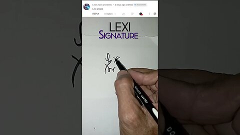 LEXI NAME SIGNATURE | 2023 #ytshorts #beautifulsignature #shorts #viral #ytshortsviral