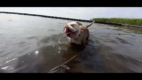 Winnie en Famke bij het Fluessen meer