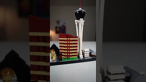 LEGO Designed This Incredible Las Vegas Skyline!! #lego #architecture #lasvegas #shorts