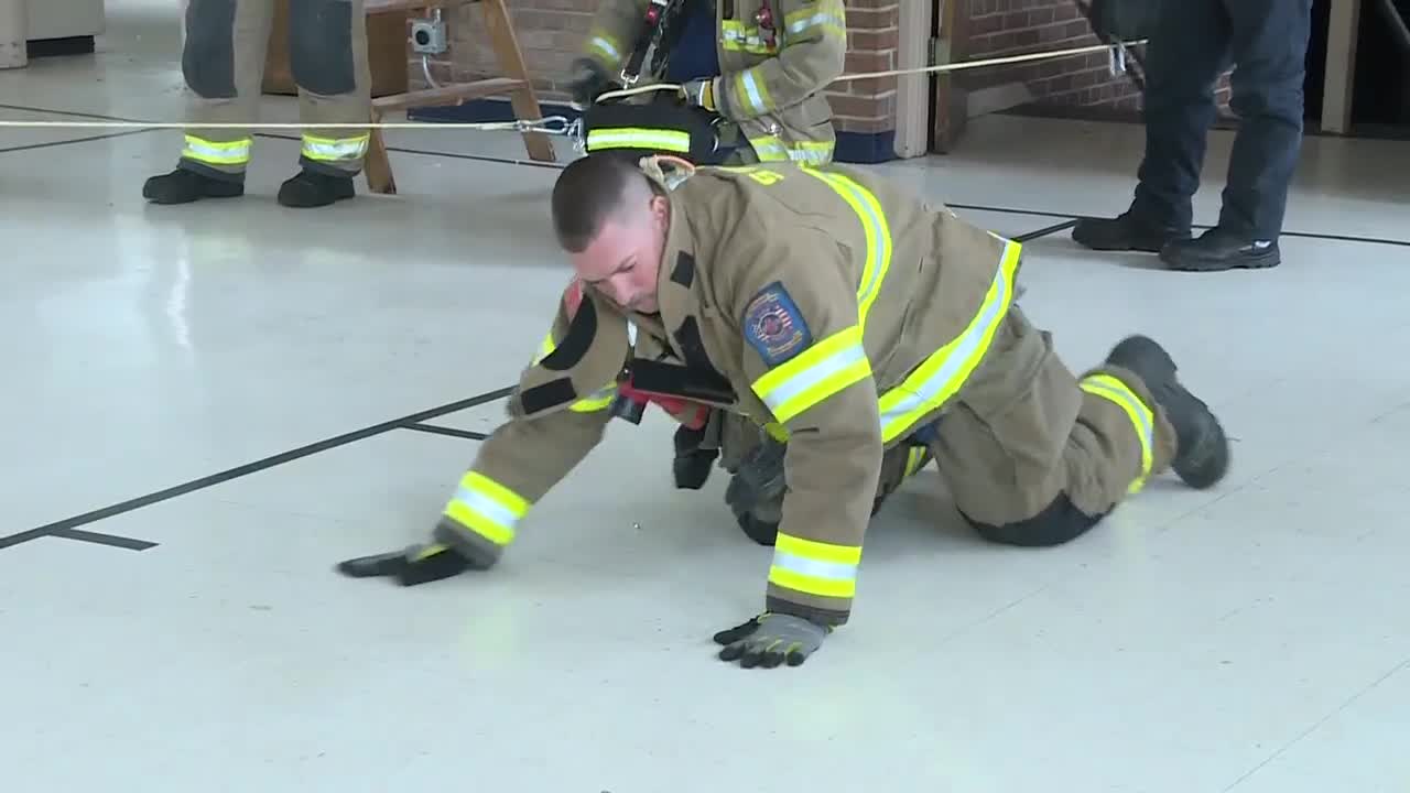 Firefighters train in vacant Jackson school