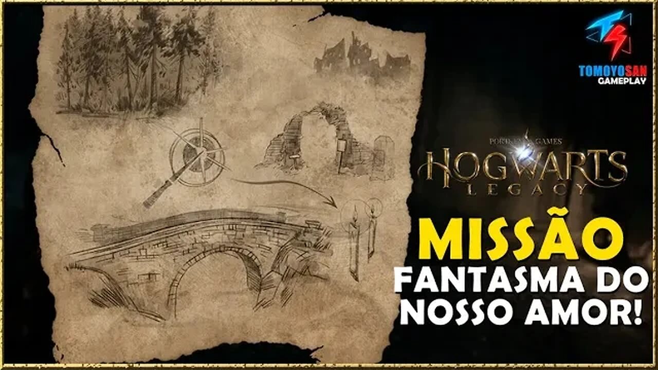 MISSÃO FANTASMA DO NOSSO AMOR - HOGWARTS LEGACY [CORTE] #hogwartslegacybrasil #tomoyosan