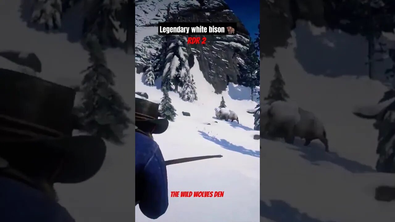 legendary bison 🦬 Hunt #rdr2 #shorts #subscribe #trending
