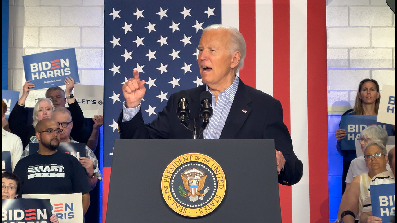 Biden Vows to Stay in Presidential Race at Rally in Madison, Wisconsin