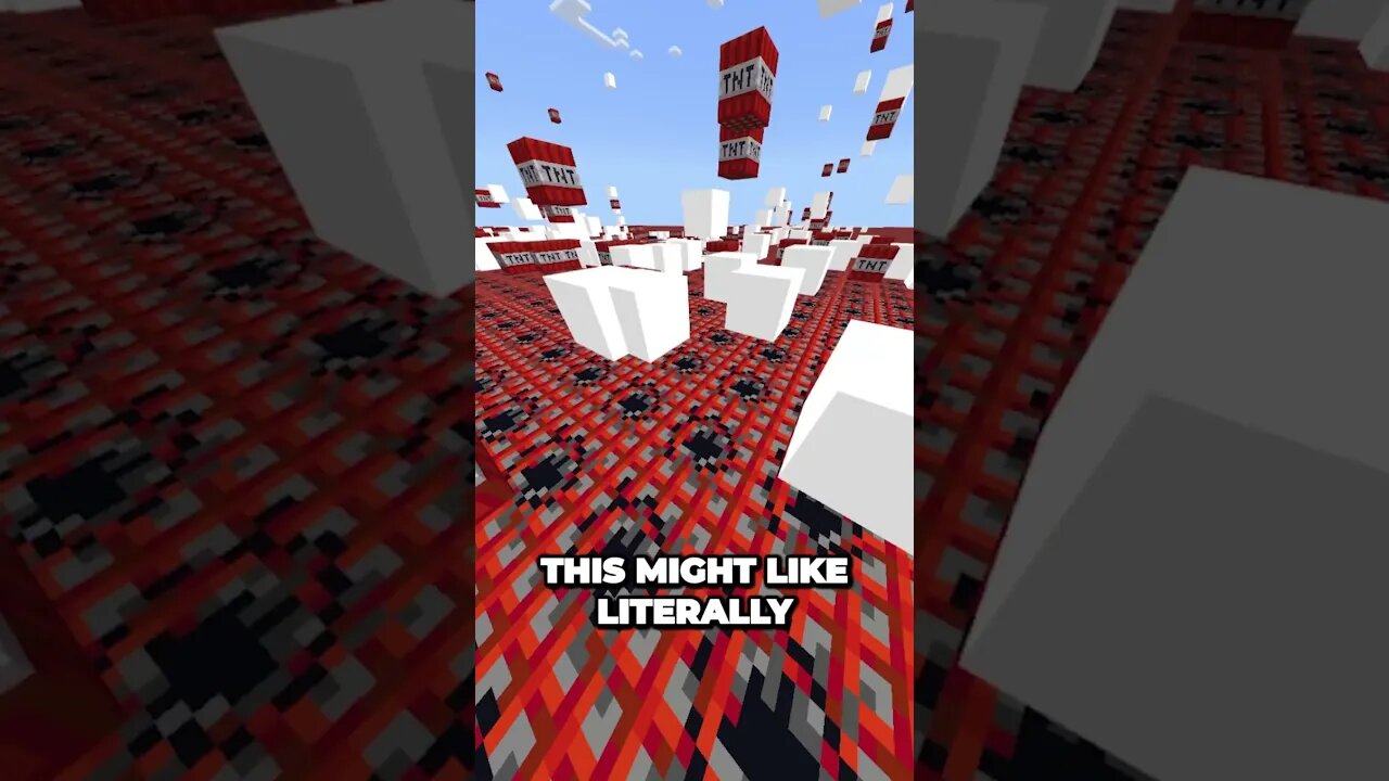 1,000,000 TNT VS 1 OBSIDIAN BLOCK #minecraft