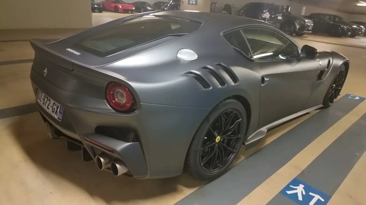 Ferrari F12 TdF Matte Grey with Matte Carbon