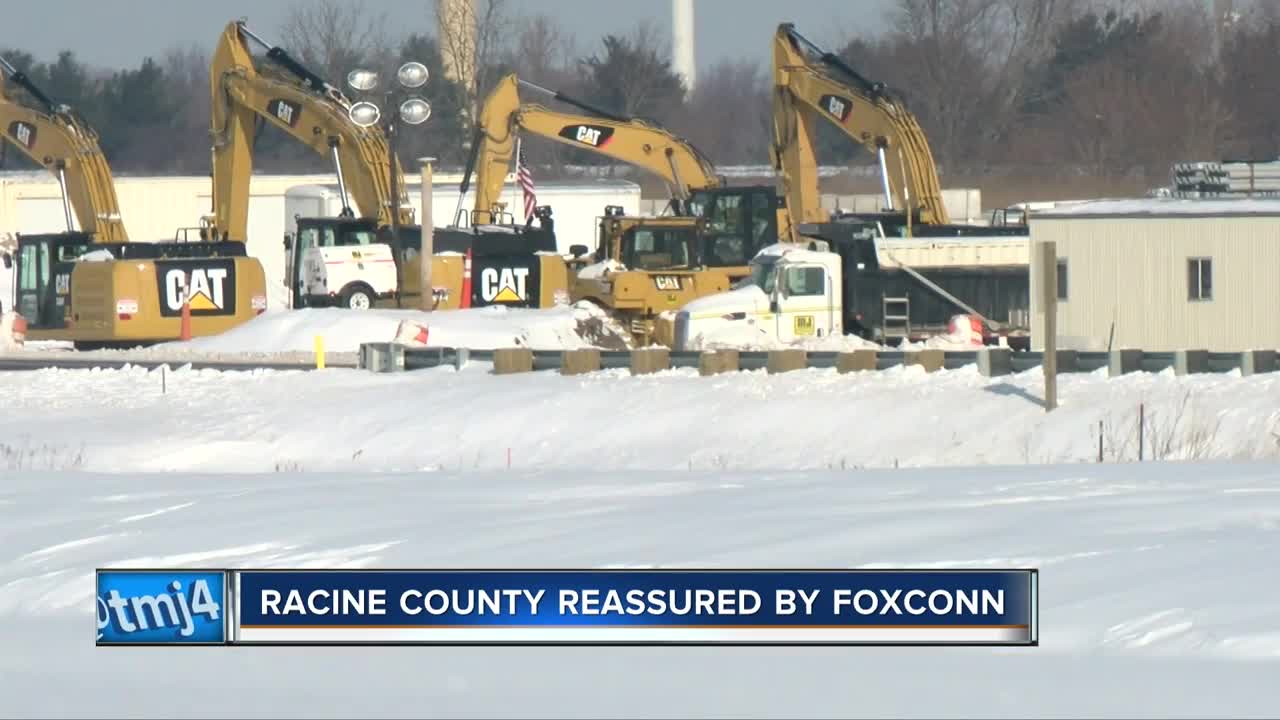 Racine County reassured by Foxconn's commitment